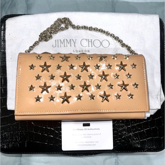 Jimmy Choo Bags Euc Authentic Jimmy Choo Patent Studded Leather